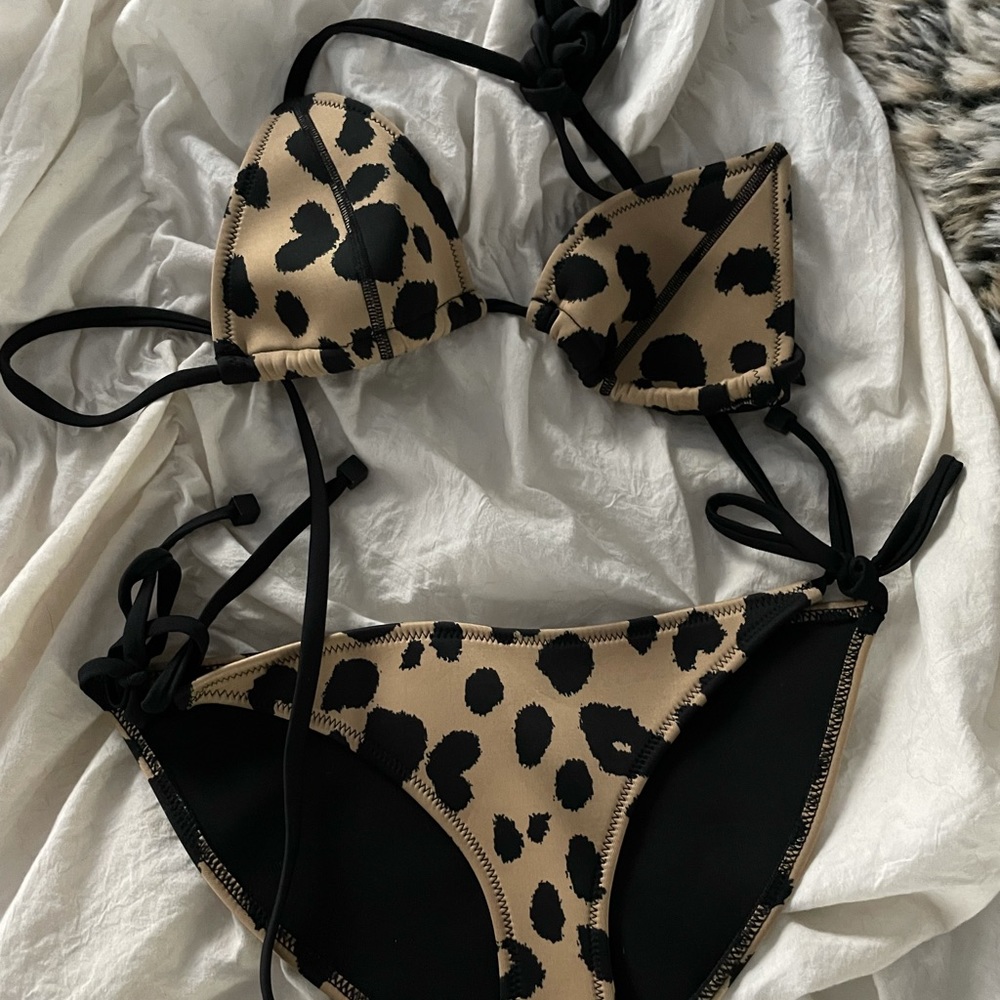 Triangl Cheetah Print Bikini (Set) SMALL